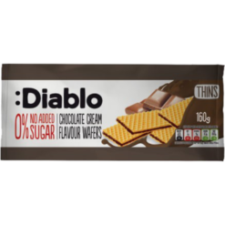 Diablo No Added Sugar Chocolate Cream Flavored Wafers - 150g