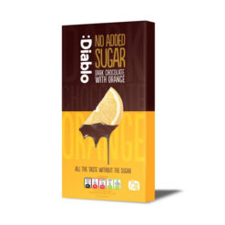 Diablo No Added Sugar Dark Chocolate With Orange 75g