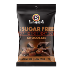 Sugarless Aura Chocolate Flavour  Candy 70g