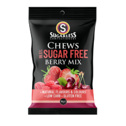 Sugarless Berry Mix Chews 70g