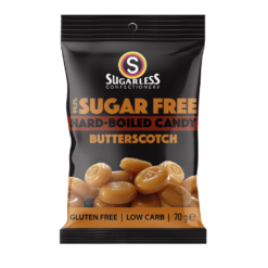 Sugarless Aura Butterscotch Flavour Candy 70g