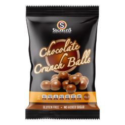 Sugarless Milk Chocolate Crunch Balls 90g