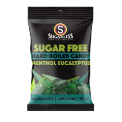 Sugarless Aura Menthol Eucalyptus Candy 70g