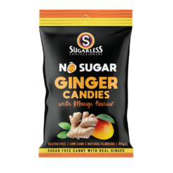Sugarless Mango flavoured Ginger Candies 60g