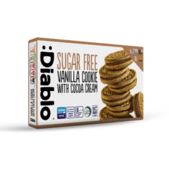 Diablo Sugar Free Creamed Filled Vanilla Sandwich Cookies 176g