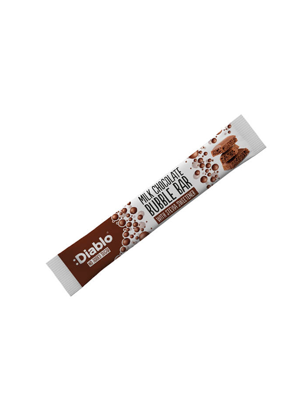Diablo Milk Chocolate Bubble Bar With Stevia (30g)