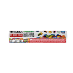 Diablo Milk Coated Chocolate Buttons Tube With Stevia 22g