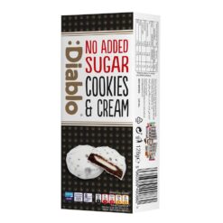 Diablo No Added Sugar White Chocolate Cookies & Cream 128g