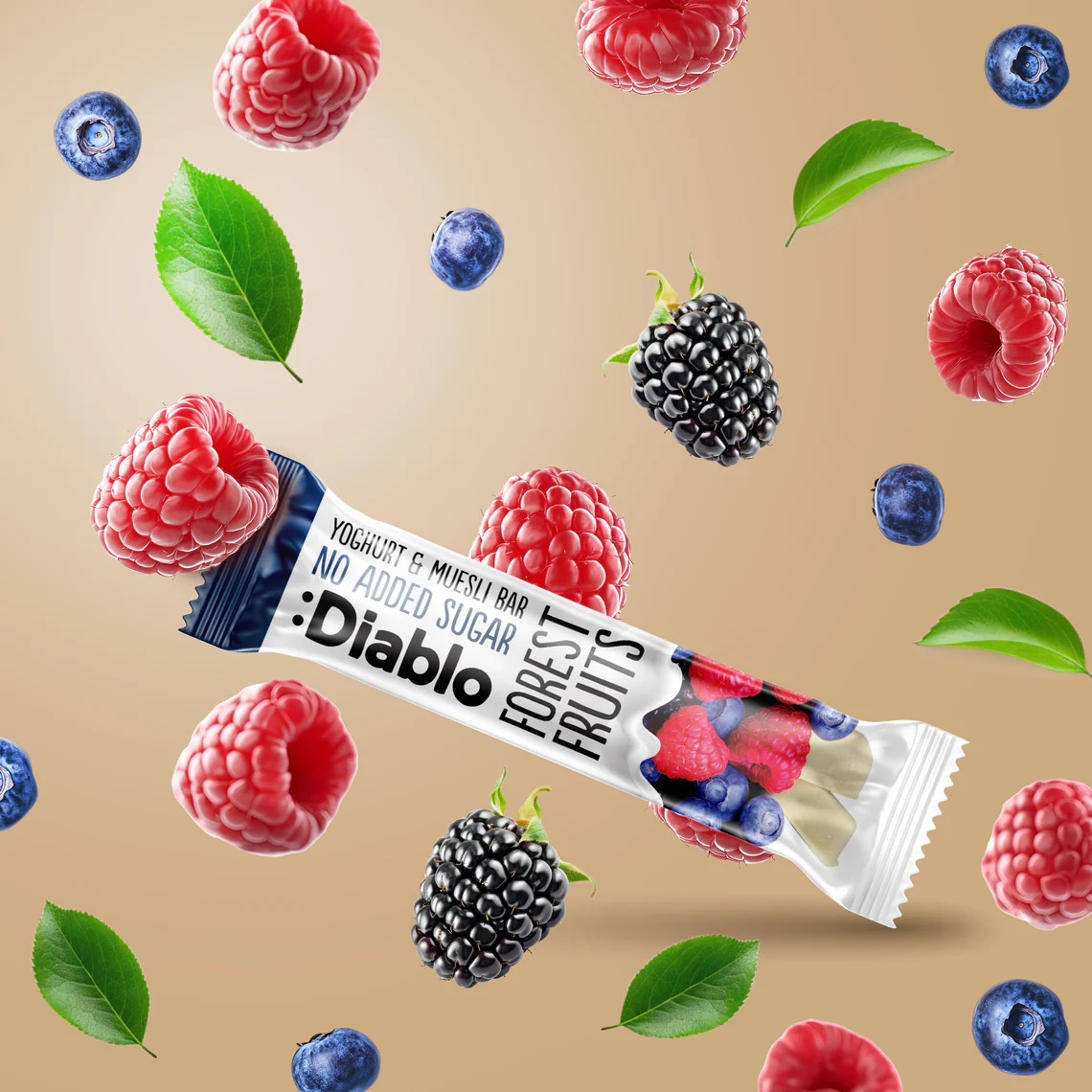Diablo Yoghurt Coated Forest Fruit Muesli Bar 30g - Image 3