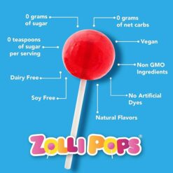 Alternative view of Zollipops Clean Teeth Watermelon & Blue Raspberry 5.2oz