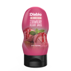 Diablo No Added Sugar Strawberry Dessert Topping (355g)
