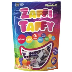 Zollipops Clean Teeth Zaffi Taffy Fruit Flavor Assortment Bags 3 oz