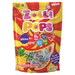Zollipops Clean Teeth Lollipops Swirl Cherry & Pineapple 5.2oz