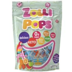 Zollipops Clean Teeth Lollipops Tropical - Assorted Tropical Fruit Flavors 5.2 oz