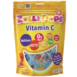 Zollipops Clean Teeth Lollipops Vitamin C 8 oz